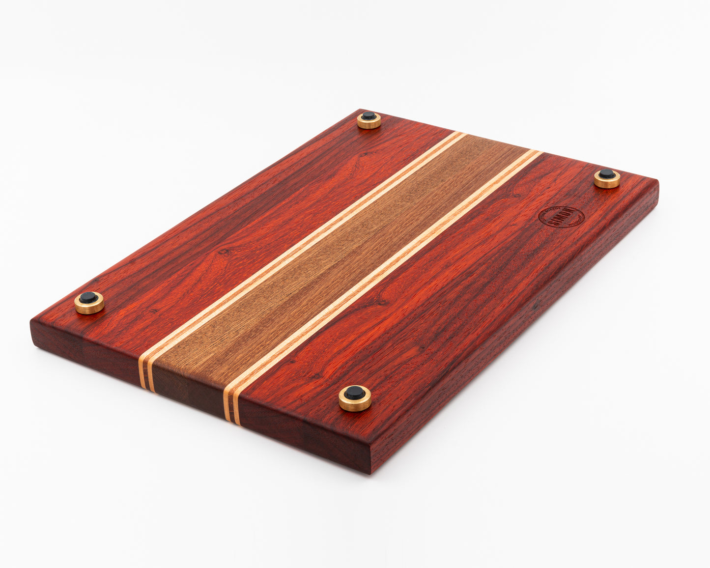 Padouk Book-matched Edge Grain Cutting Board #2